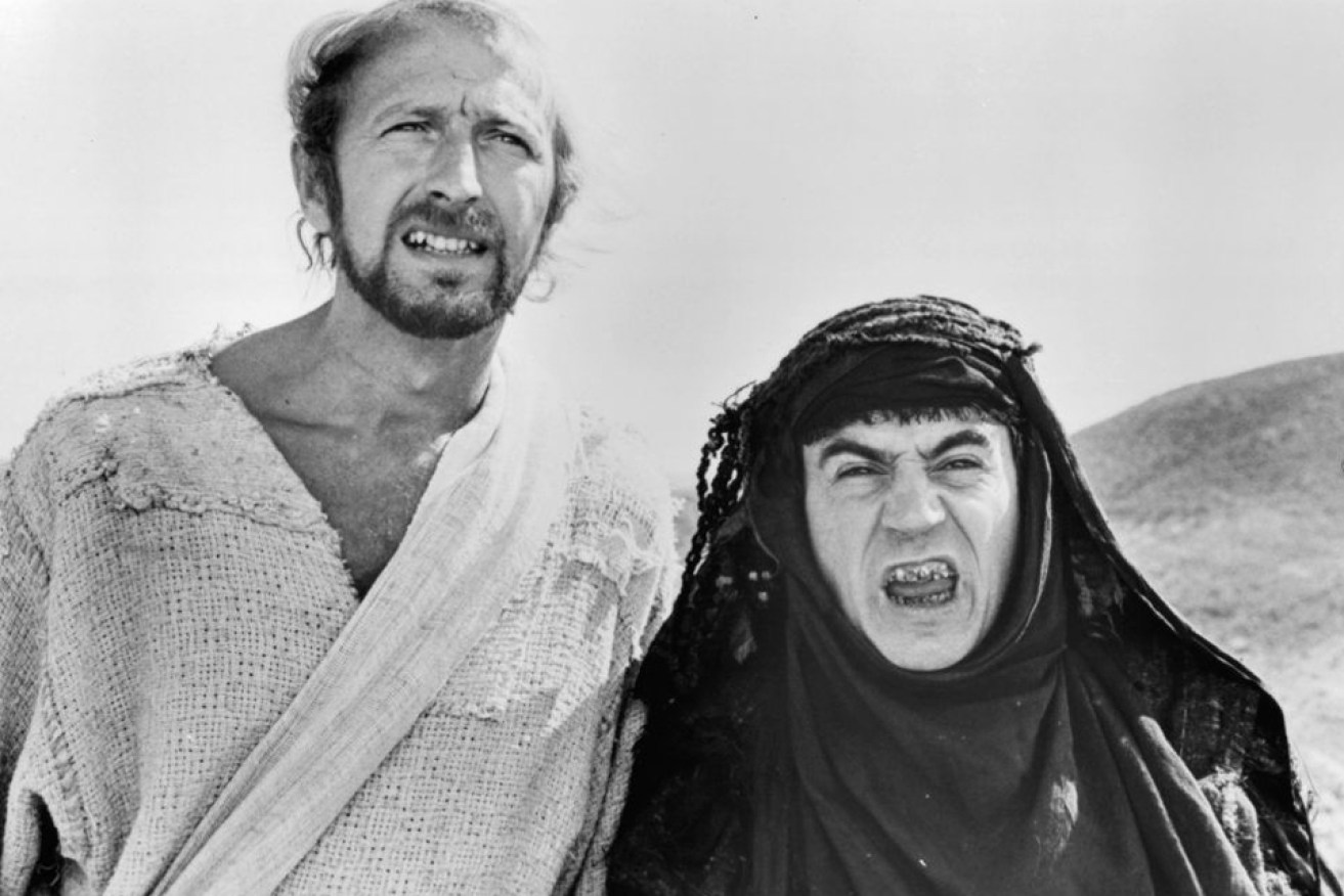 Graham Chapman and Terry Jones in a scene from <i>Life Of Brian</i>.