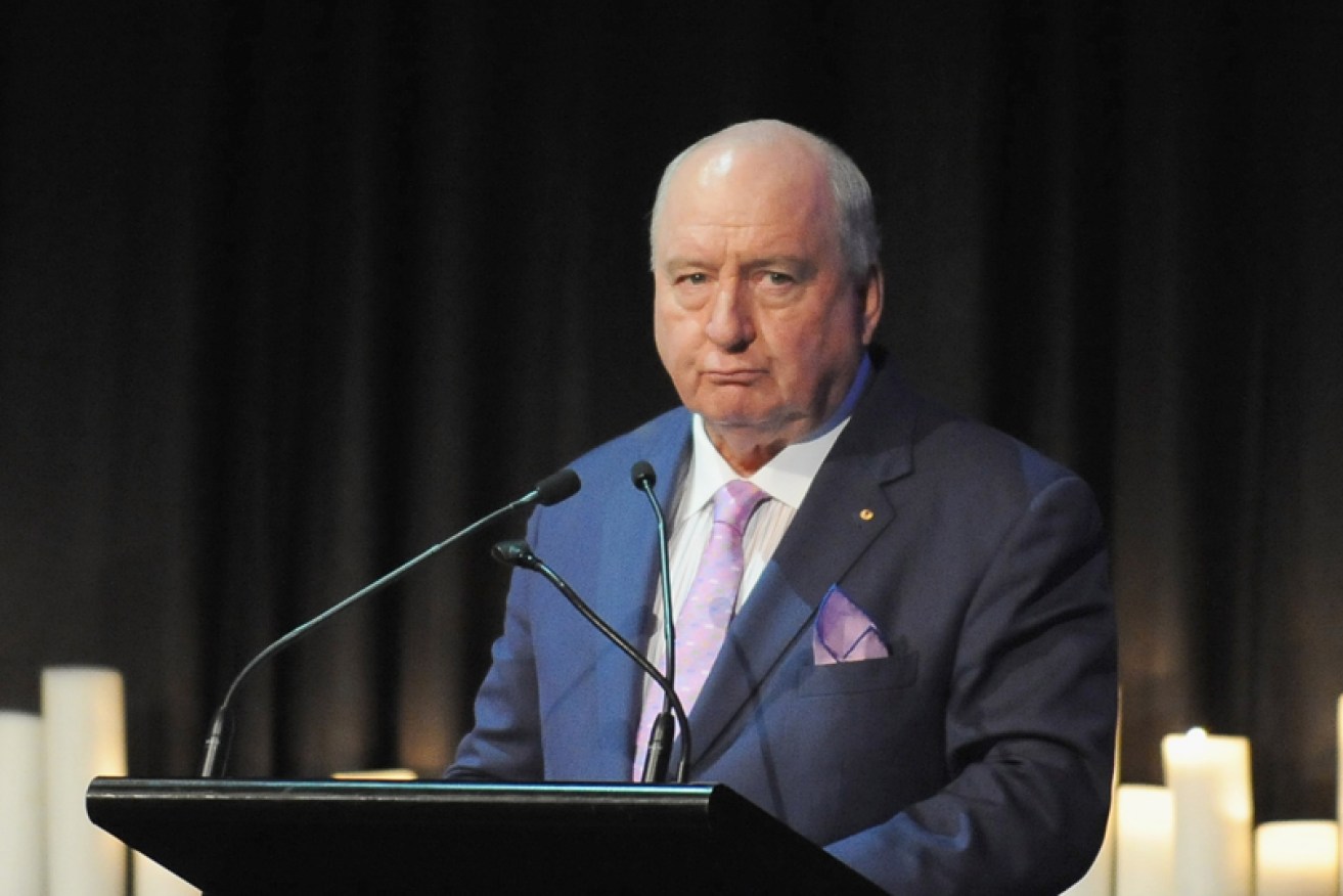 Beleaguered radio host Alan Jones at a Sydney event in 2015.