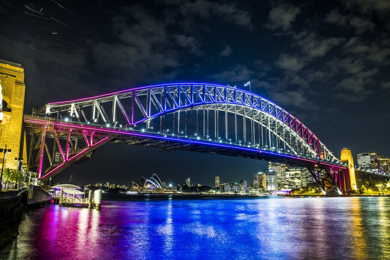 In a display similar to the Vivid Festival, the barrier draw for the Everest horse race could be projected on the Sydney Harbour Bridge. 


