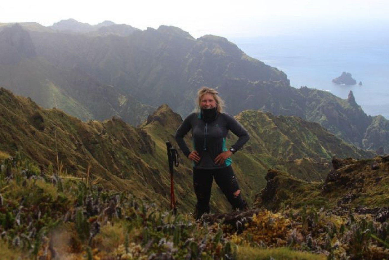 Dr Jaimie Cleeland has spent a year on Gough Island studying its threatened seabirds.