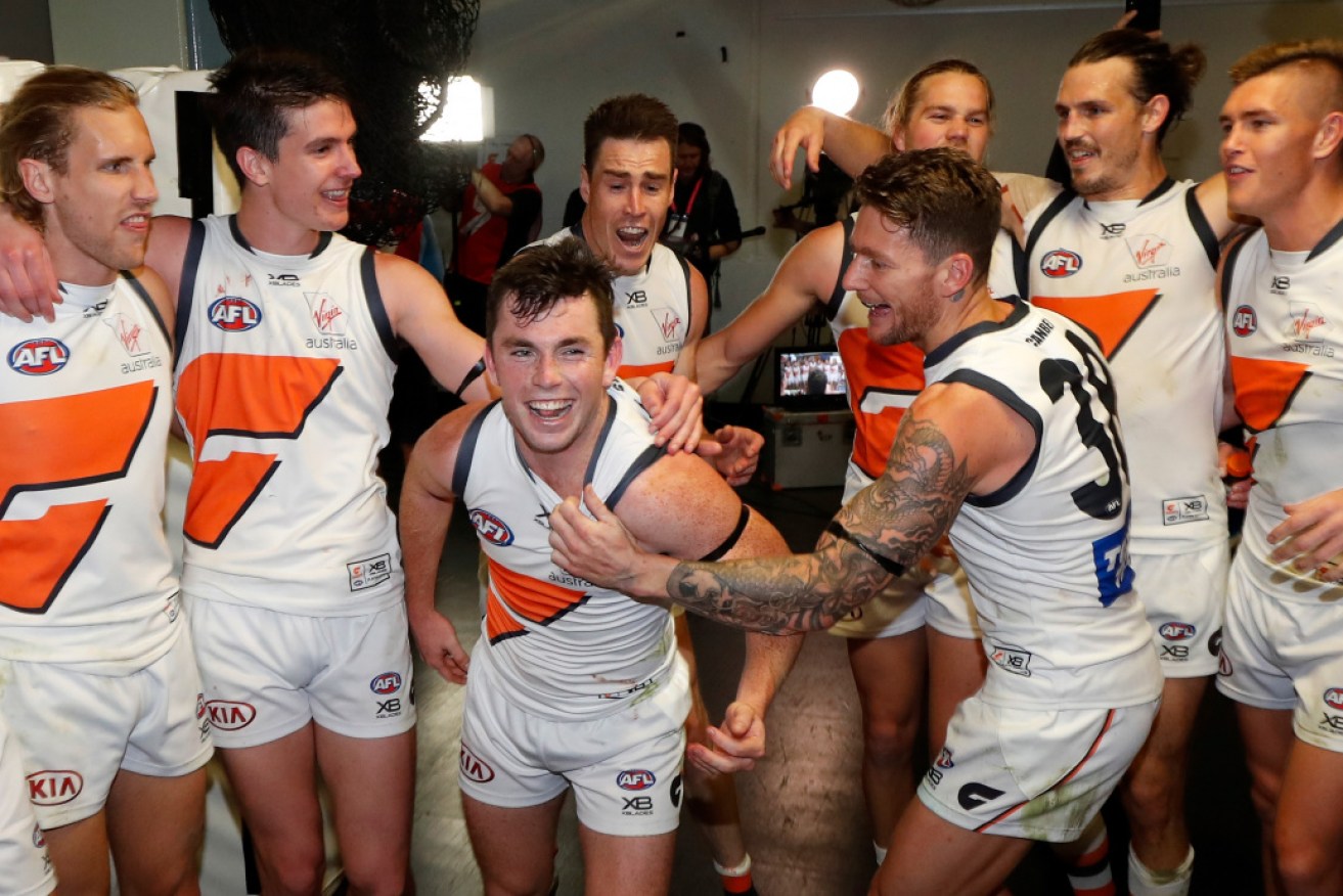 Giants players showed they believe in themselves in overcoming the Lions at the Gabba. 