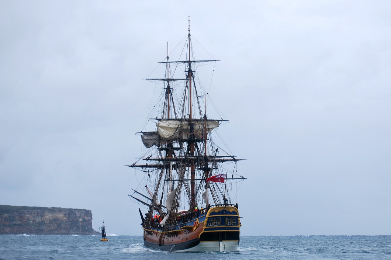 A Maori village has banned a replica of Captain James Cook's ship Endeavour from docking.