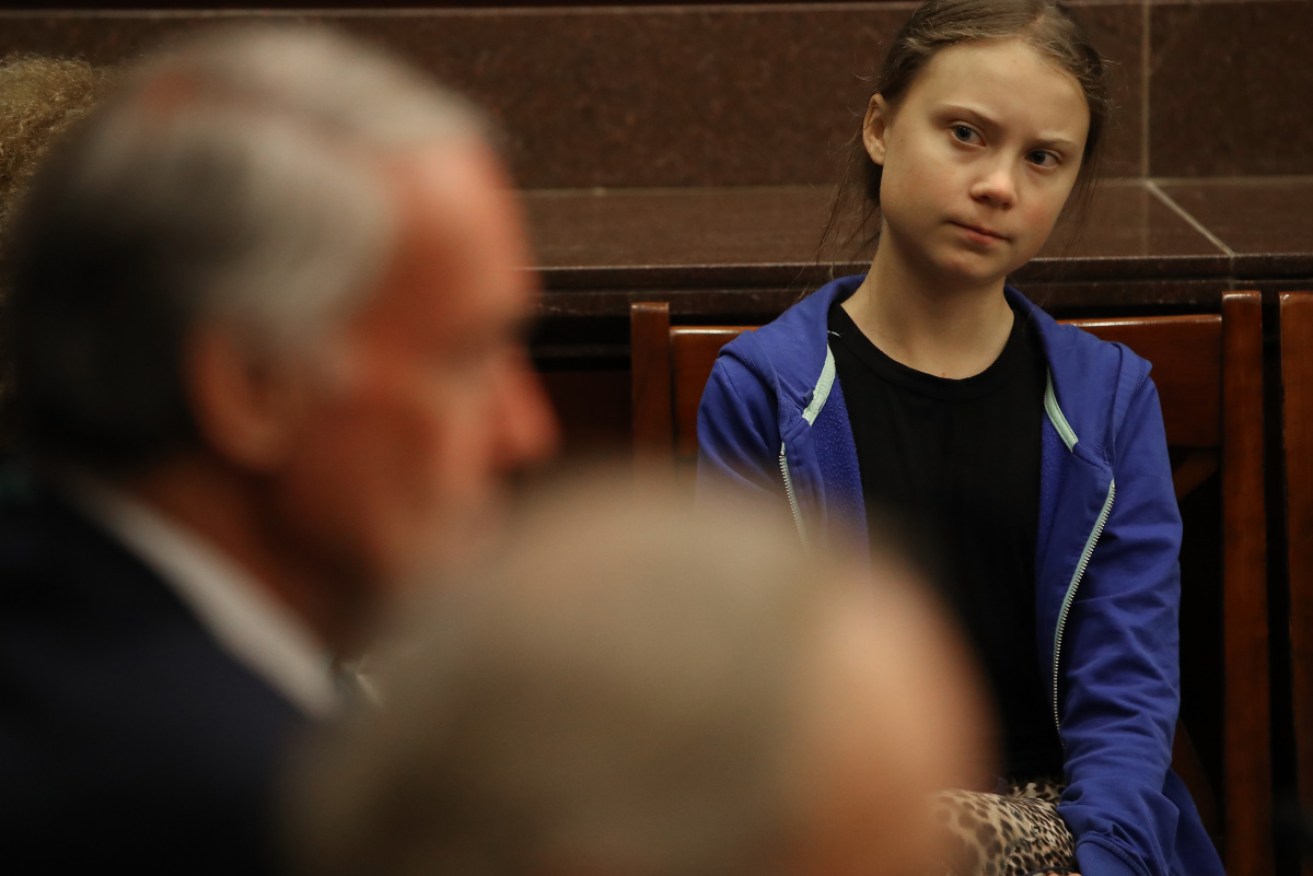 A 120-year-old photo apparently proves Greta Thunberg can travel through time.