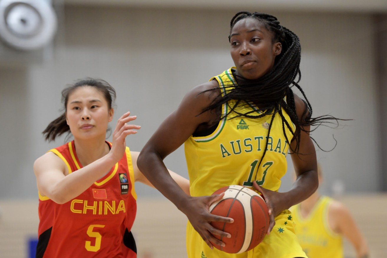 Eziyoda Macbegor, pictured at the AIS on Tuesday, shone in Thursday night’s win over China.