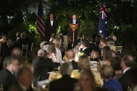 US state dinner: Morrison serenaded, served sole and Sauvignon Blanc