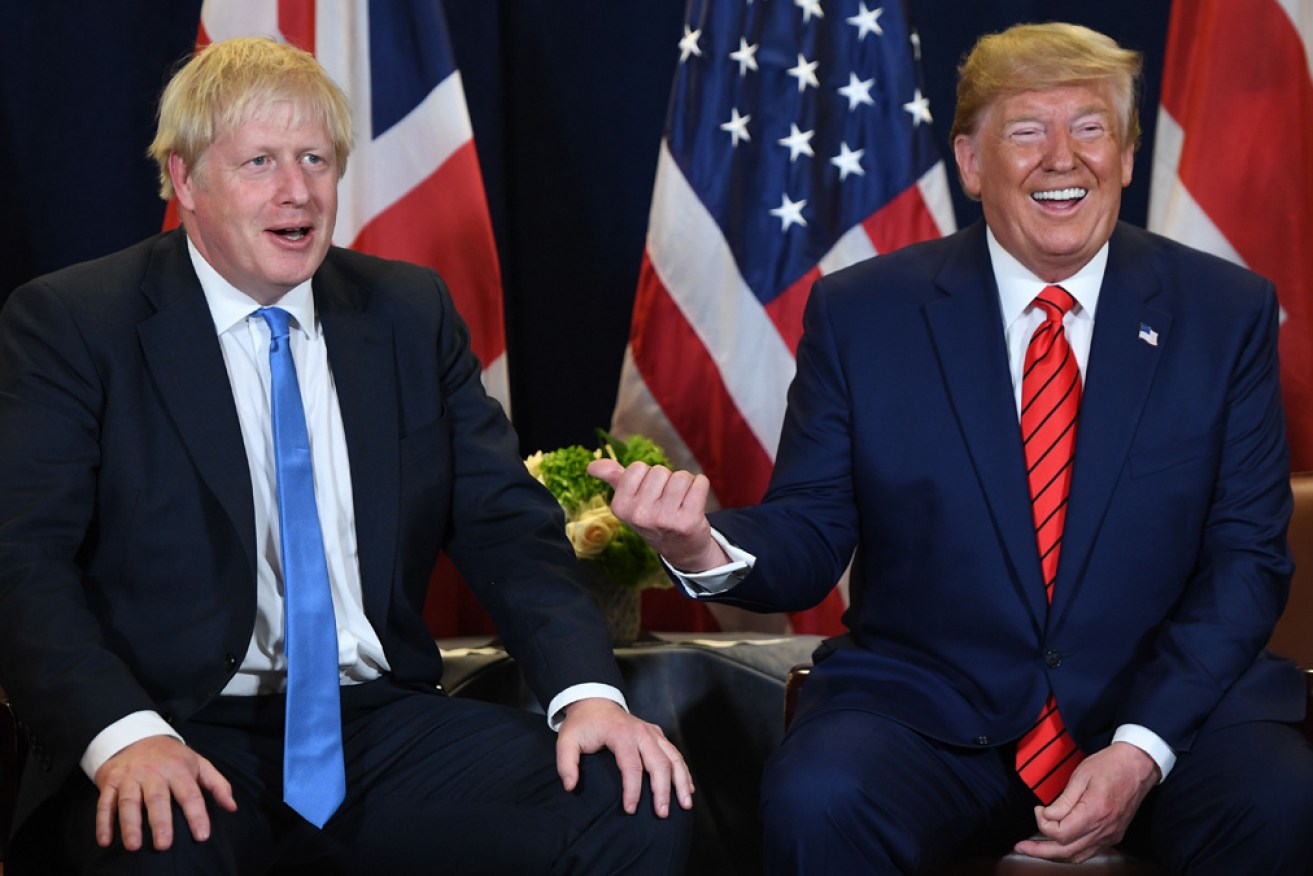 Boris Johnson is pressuring visiting Donald Trump to avoid his impulses and refrain from commenting on Britain's elections.