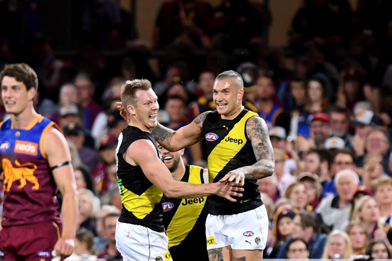 Richmond have reason to celebrate – they're in the grand final <i>and</i> they've finished atop the sponsorship ladder.