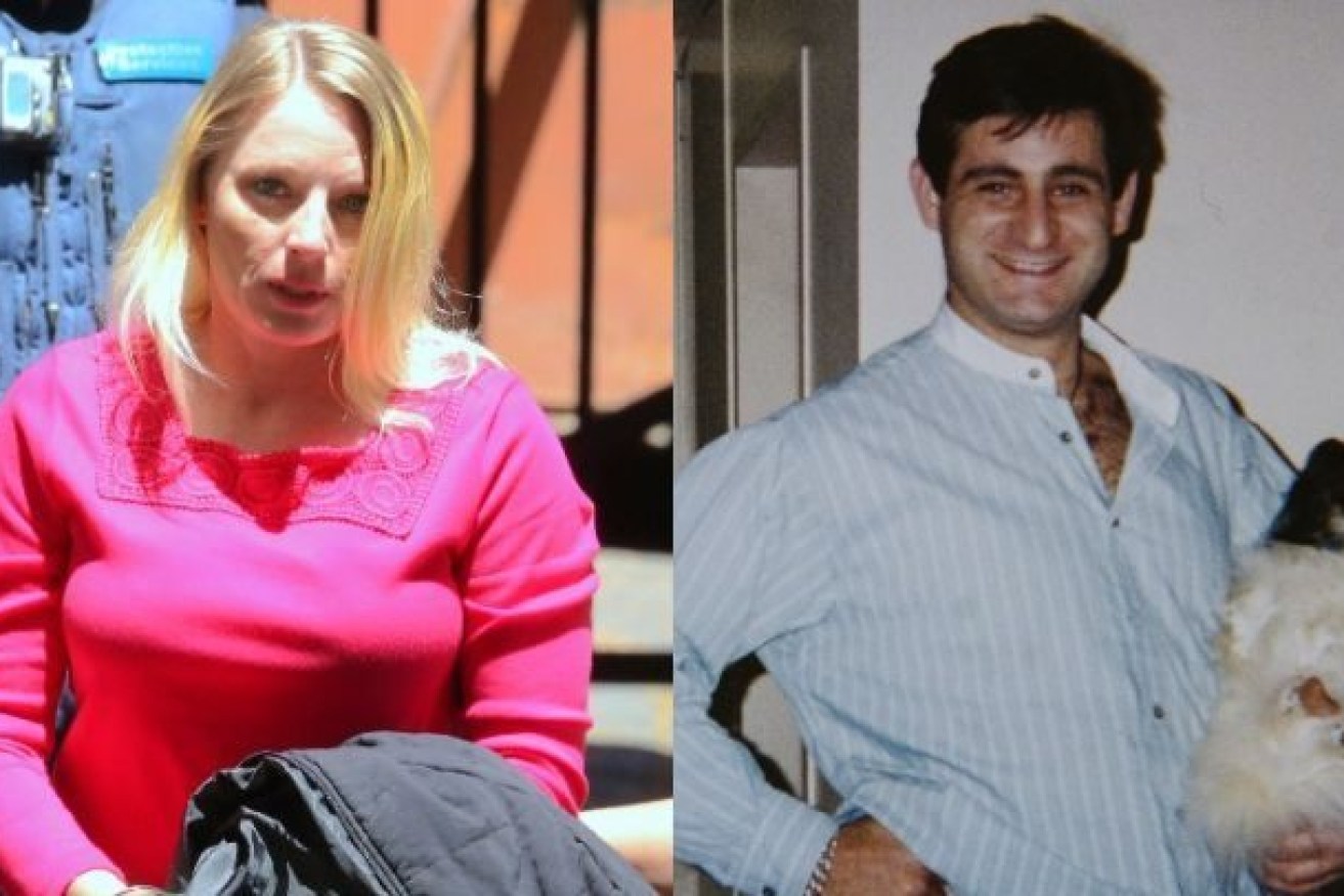 Robyn Lindholm (left) was found guilty of the murder of George Templeton, also known as George Teazis (right).