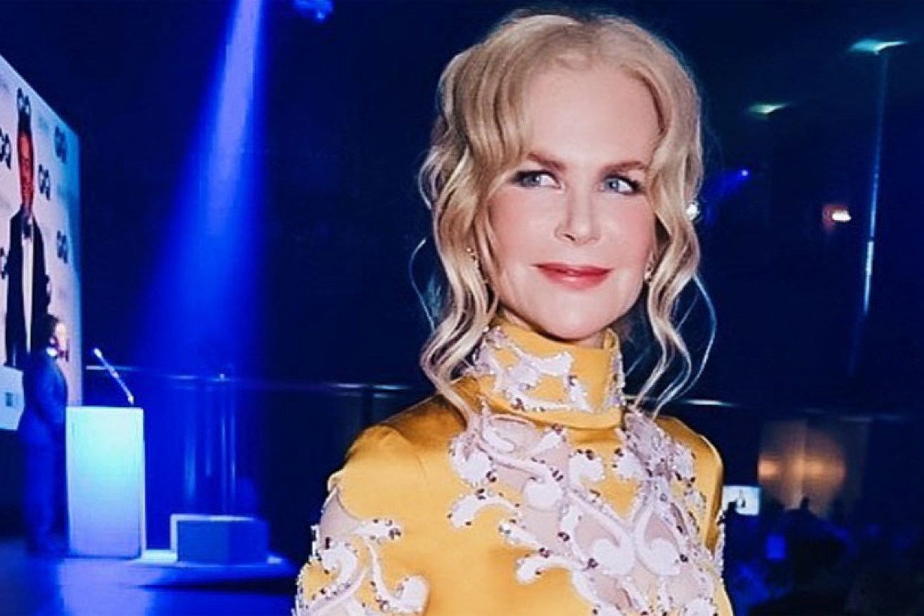Nicole Kidman at September 3's <i>GQ</i> Awards in London where she won actress of the year.