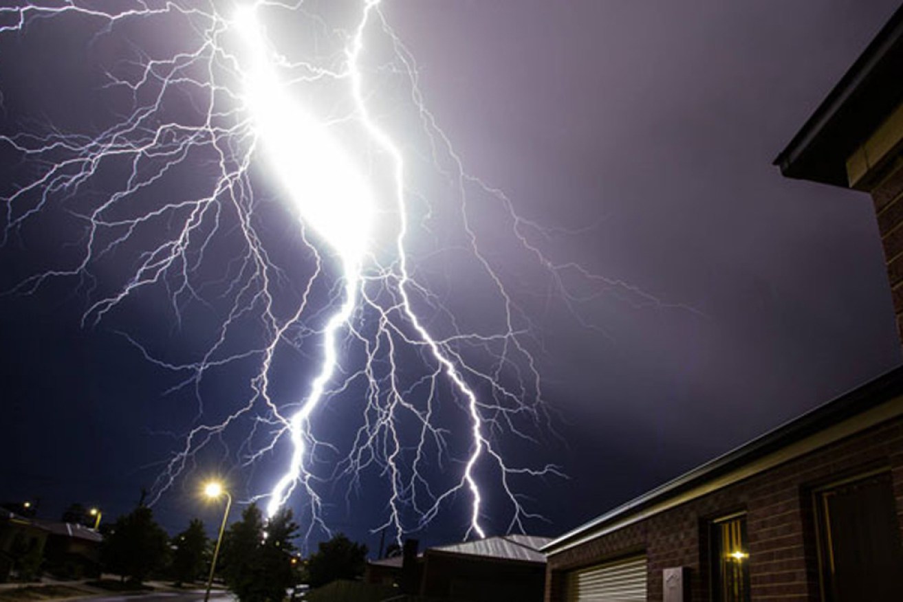 Five people were injured in a lightning strike in the NSW Hunter Valley on Friday.