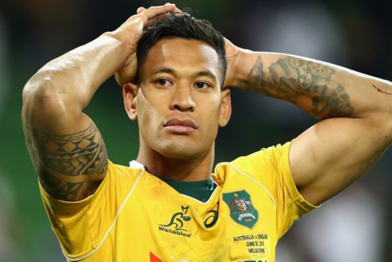 Former Wallaby Israel Folau dominated the headlines in 2019.