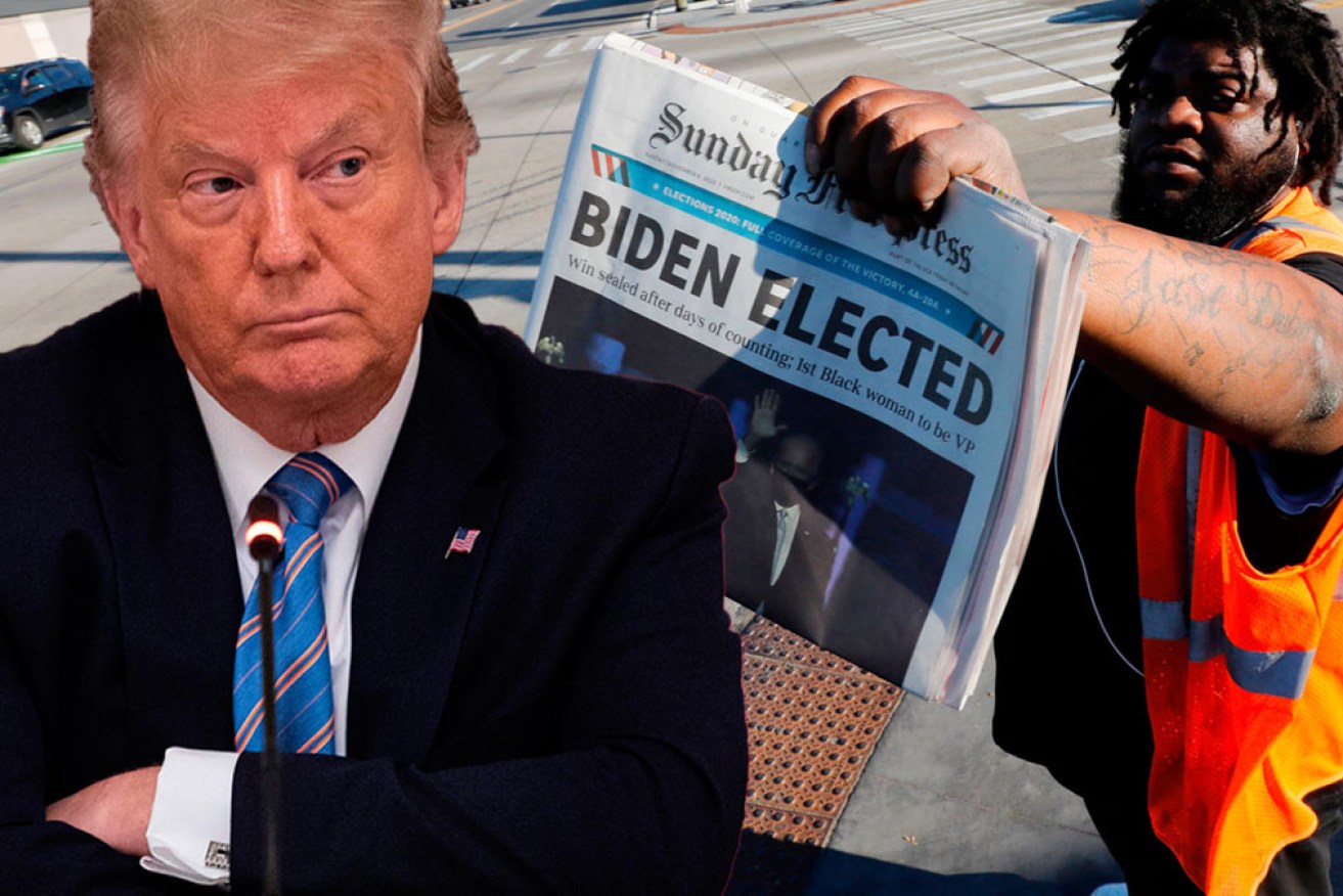 Donald Trump still refuses to concede American voters opted overwhelmingly for Joe Biden.