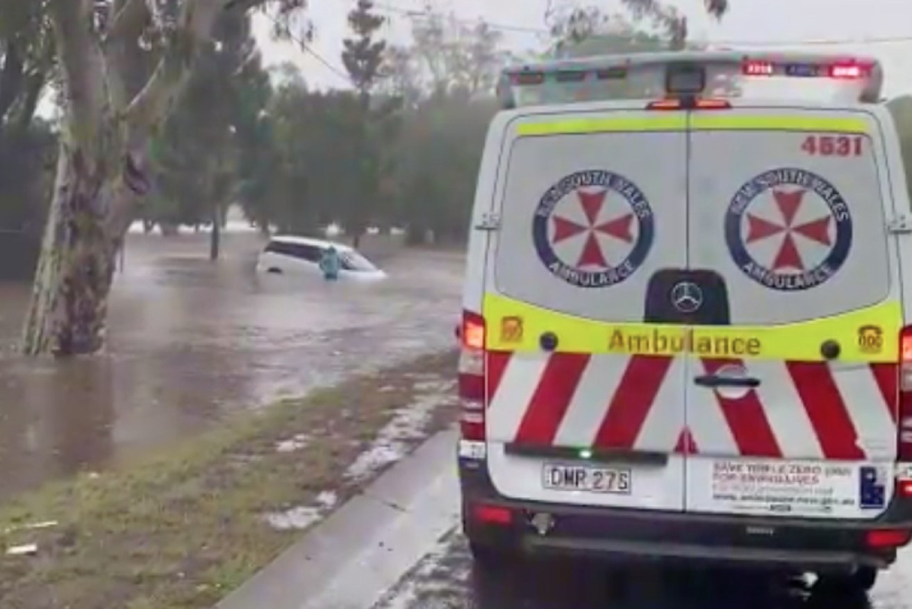 Emergency services were called out in Lismore after a downpour early on Wednesday afternoon. 