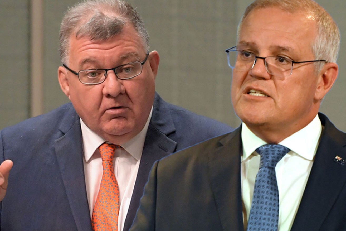 Scott Morrison has asked Craig Kelly to restrain himself, government sources say