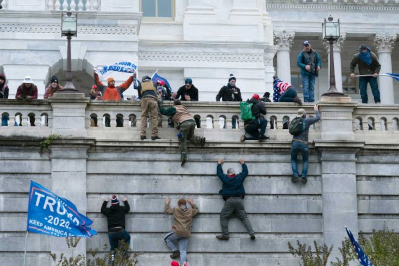 Armed Trump supporters breach the US Capitol on January 6, 2021, in the worst attack on Washington, DC, since the War of 1812.
