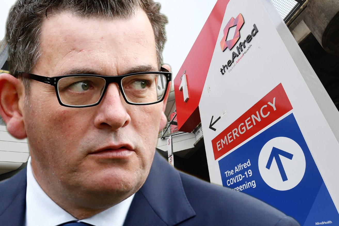 Victorian Premier Daniel Andrews remains in The Alfred hospital.