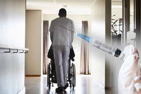 Aged care ‘abandoned’ in office vaccinations plan