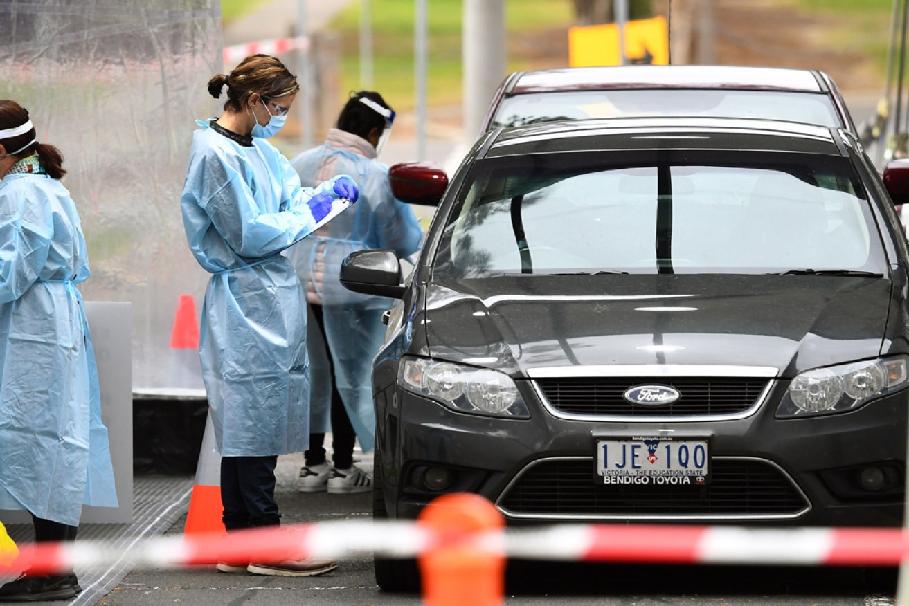 Mass testing in NSW and Victoria is producing no evidence that COVID infections have reached their peak.