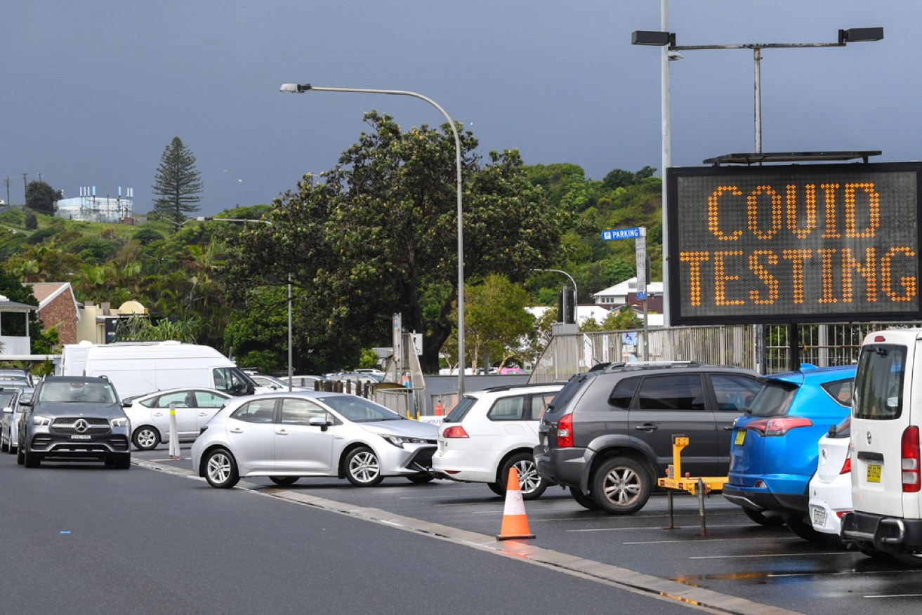 Testing has been stepped up in Byron Bay since the man's case emerged.