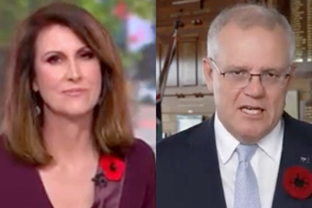 Scott Morrison made the claims in morning TV interviews on <i>Sunrise</i> and <i>Today.</i>
