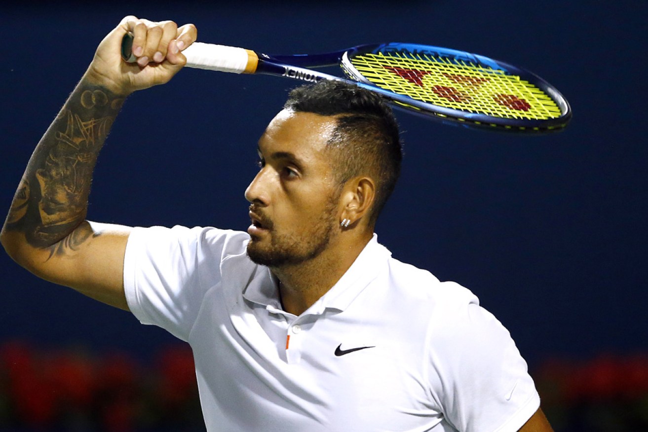 Nick Kyrgios admits his game goes beyond backhands and forehands - rattling opponents is just as important.