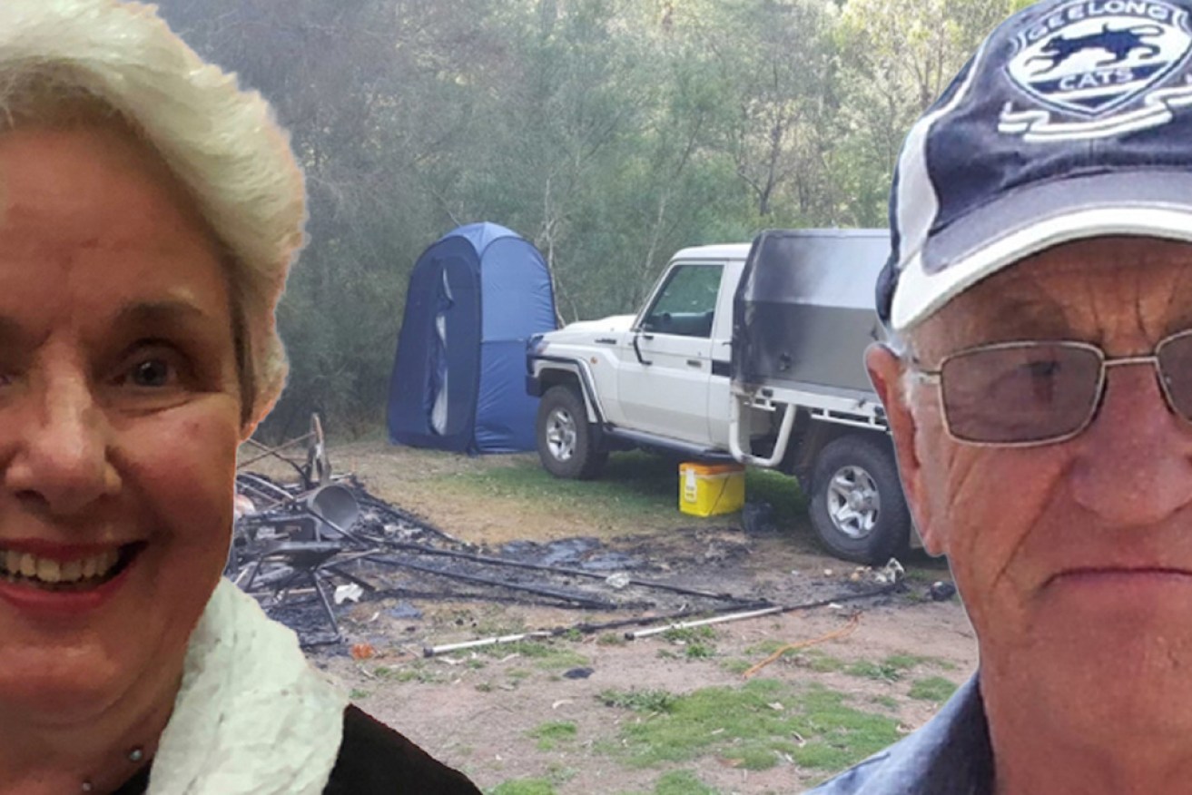Victoria Police say it is yet to be confirmed if the remains are those of Russell Hill and Carol Clay.