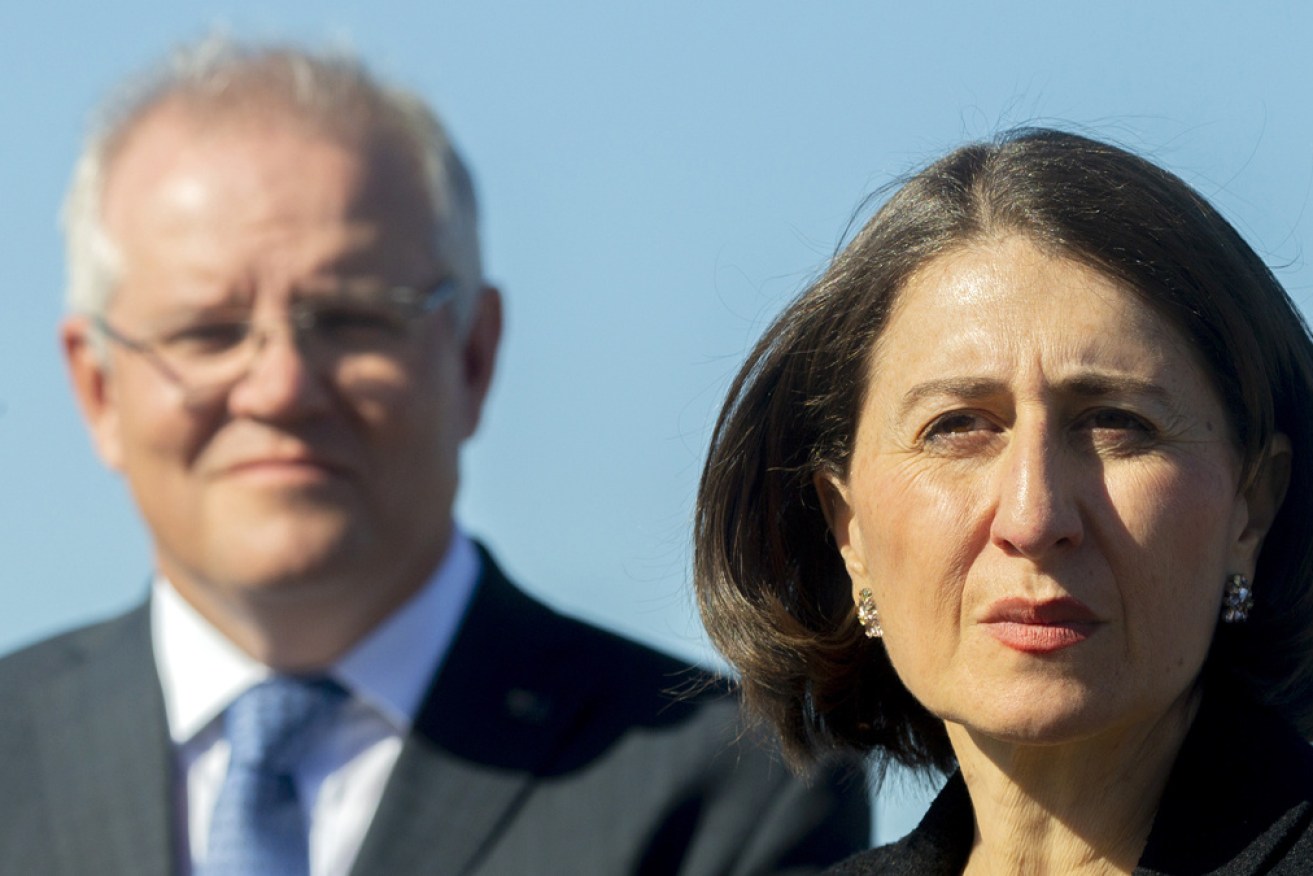 Scott Morrison has played down reports of explosive texts criticising him between Gladys Berejiklian and Liberal minister.