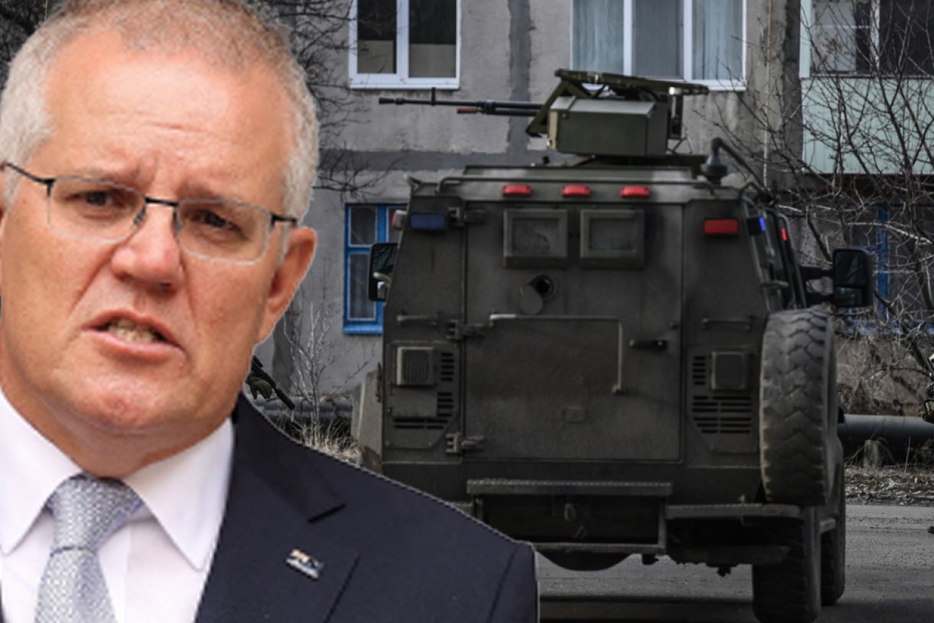 Scott Morrison announced an additional $70 million in aid for Ukraine.