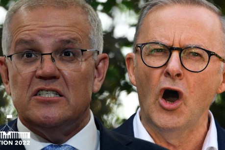 Morrison and Albanese target undecided voters in final campaign blitz