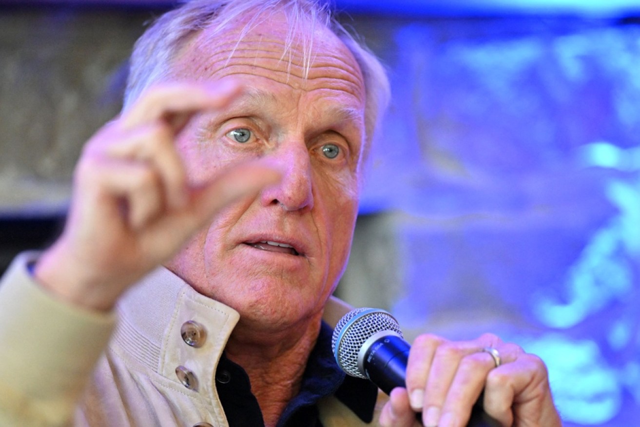 Greg Norman says he doesn't give a hoot about attacks from Tiger Woods and other PGA loyalists. <i>Photo: Getty</i>