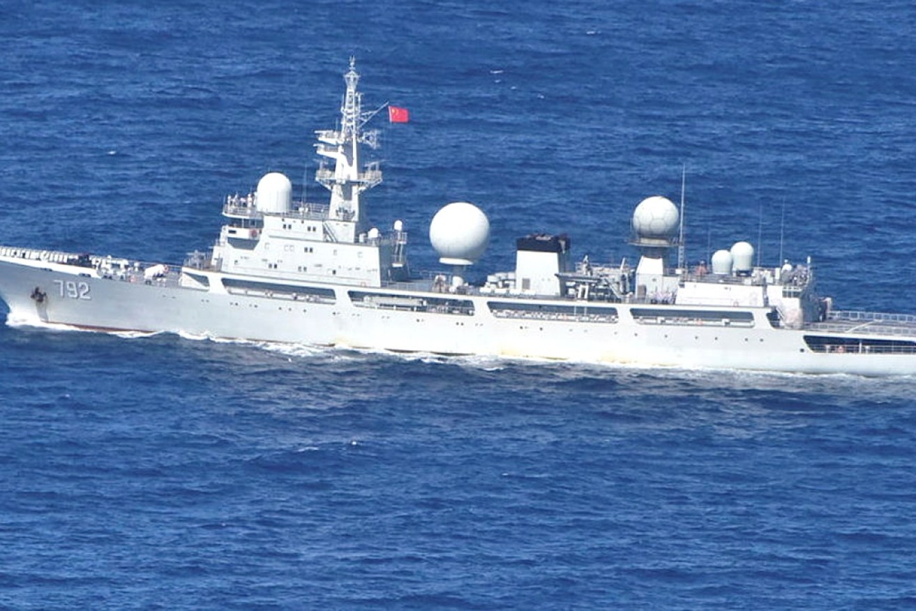 The Prime Minister now admits China's spy ship was 250 miles from the WA at its closest.