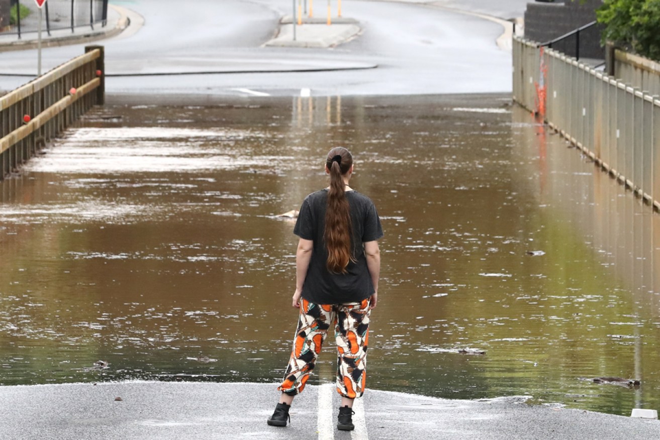 Heavy rain has eased but the risk of flooding remains for parts of NSW.