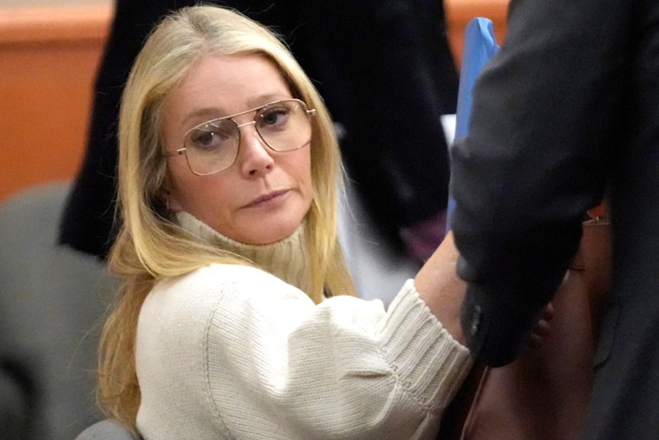 Gwyneth Paltrow follows the flow of testimony in the Utah courtroom. <i>Photo: getty</i>Getty Images)