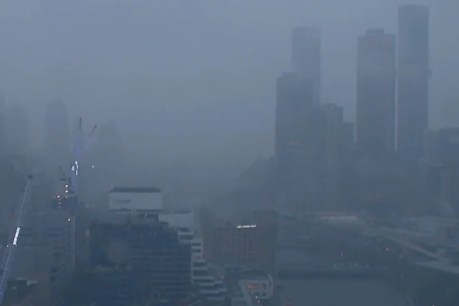 Day turns into night as storm hits Aussie city