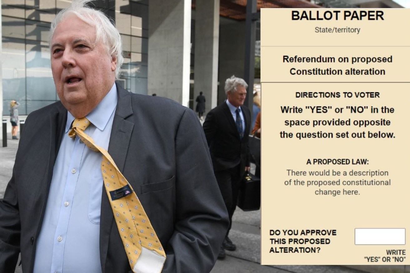 The Federal Court has dismissed a bid to force AEC to count 'X' as 'no' in the voice referendum.