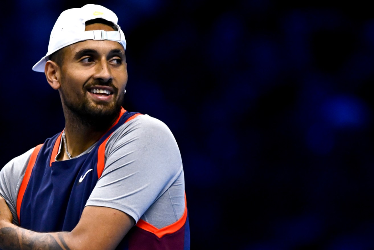 Nick Kyrgios says he's got the fire back in his belly as he plans to return to hitting on court.