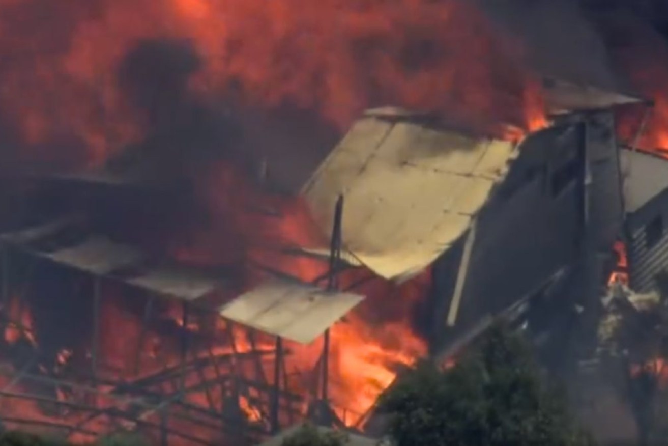 Two homes were lost before firefighters managed to contain the Perth infernos.