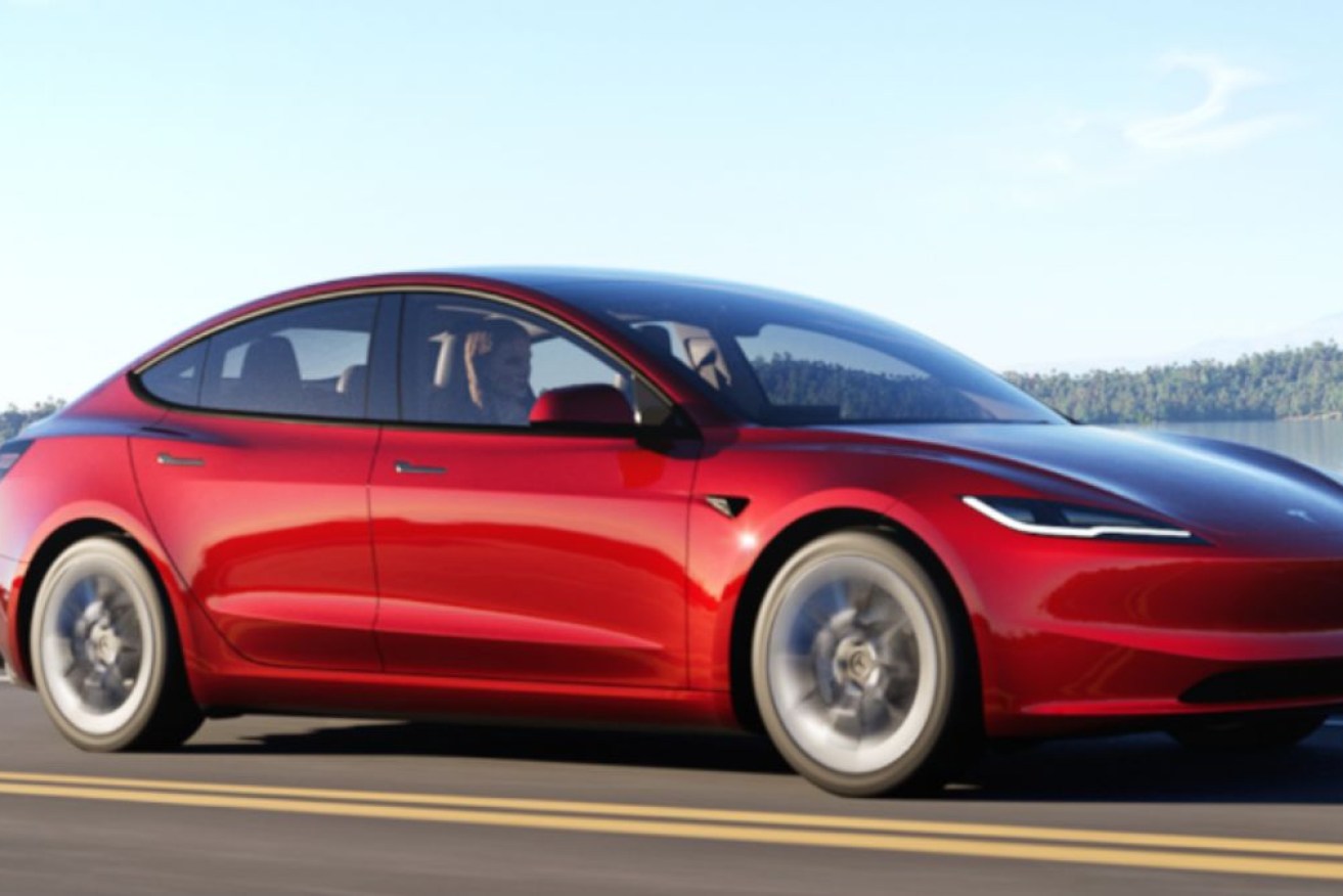 Electric vehicles such as the Tesla are out of favour with Australian buyers.