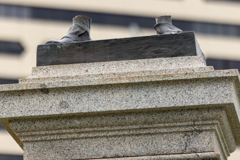 Another Captain Cook statue toppled by vandals
