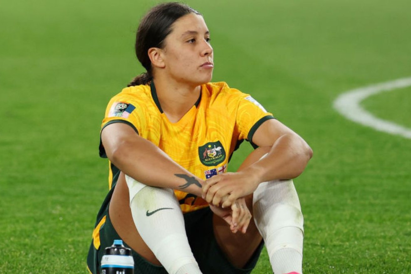 Sam Kerr is still not ready for a Matildas return and will watch their next friendlies from the UK.