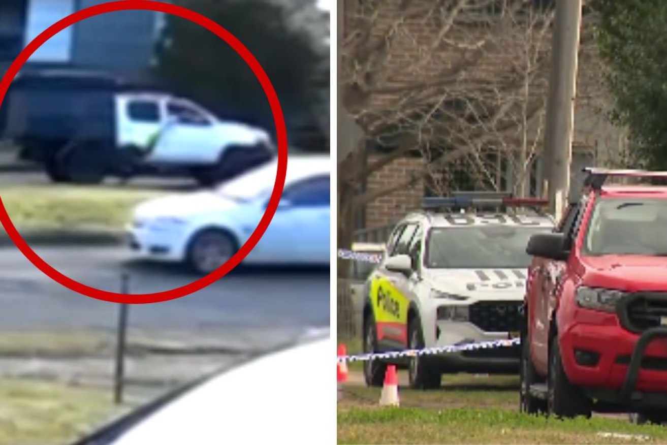 Police issued an appeal for sightings of a white ute after Thursday's fatal incident.