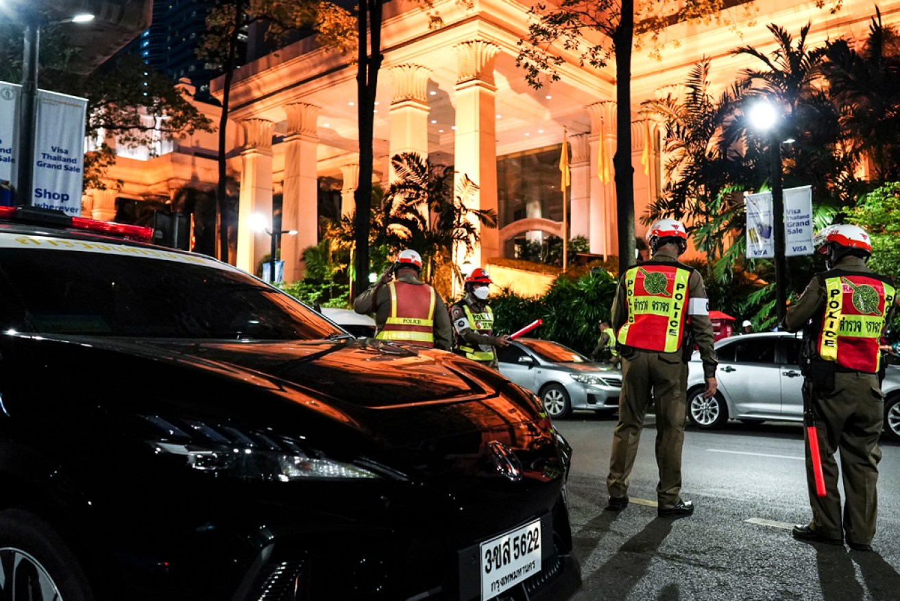 The Grand Hyatt Erawan where six people were confirmed dead.