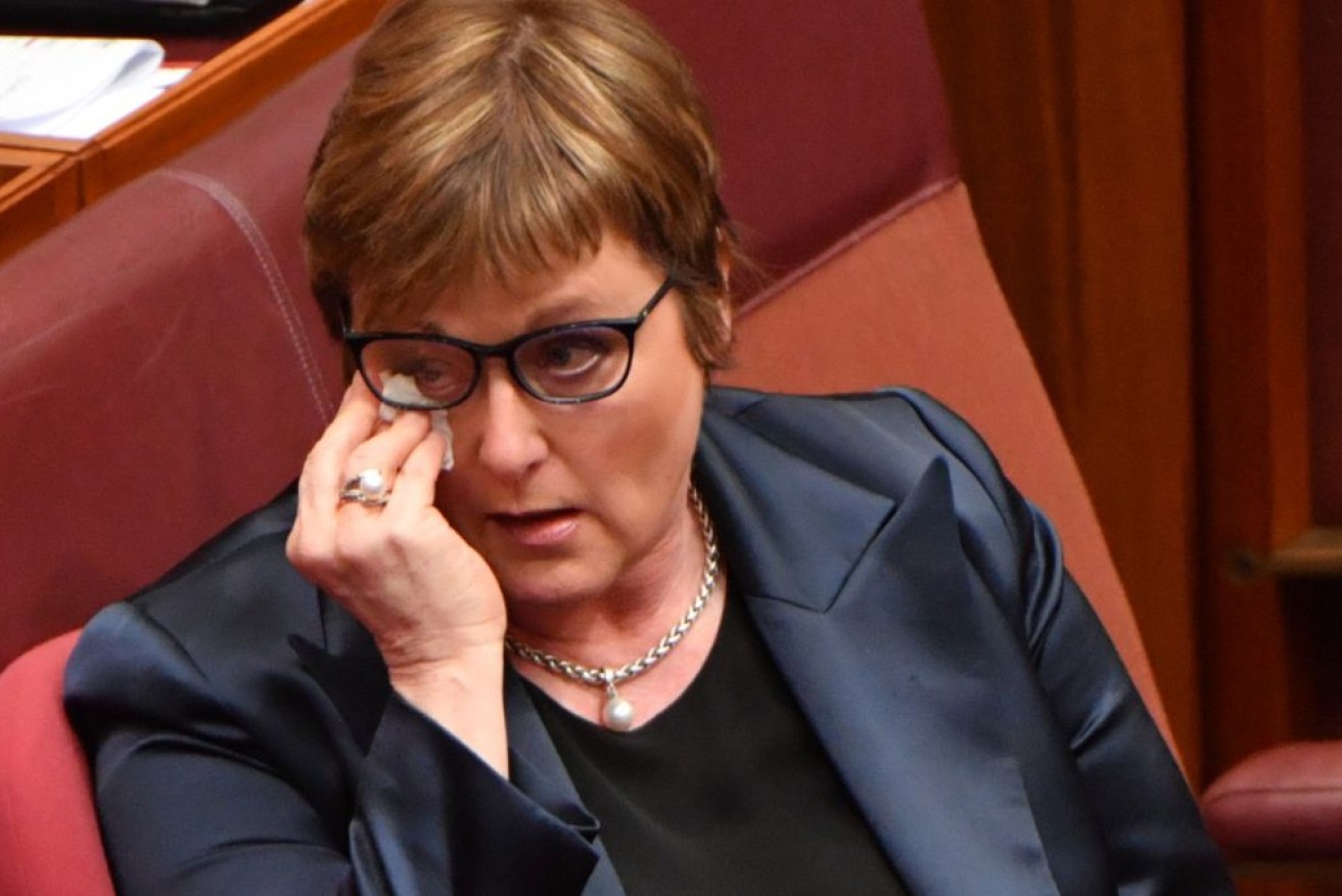 Labor "heartlessly" attacked Linda Reynolds in the senate, a Liberal colleague has testified.
