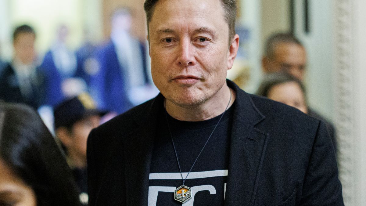 Elon Musk at SpaceX event