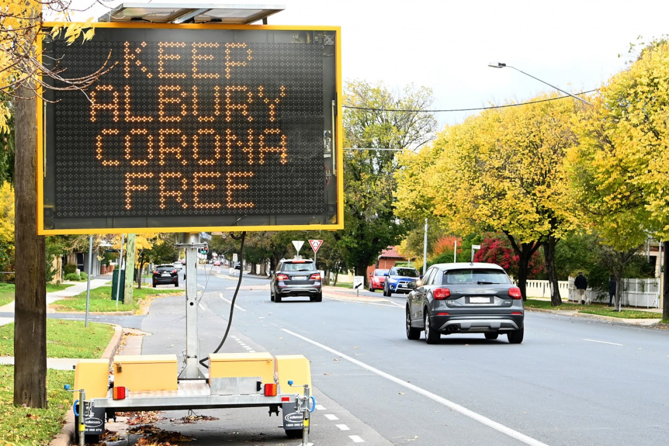 Coronavirus infections are increasing in Albury and surrounding areas on the NSW-Victoria border.