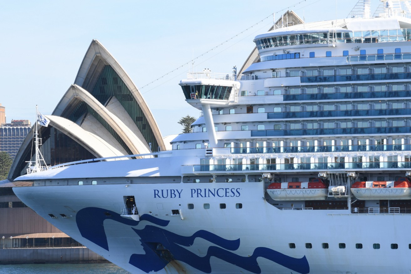 The Ruby Princess was first denied permission to enter Sydney but that order was soon reversed.