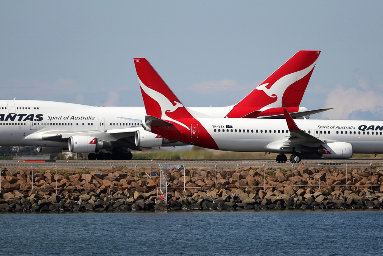 Qantas stood down 450 maintenance engineers in March.