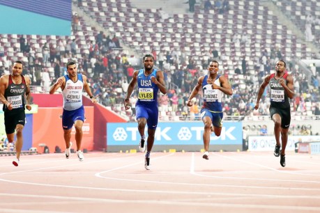 American Lyles claims world 200m crown