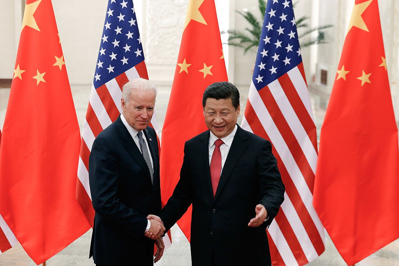 Joe Biden knows China's Xi Jinping from his days a vice-president. Photo: Getty
