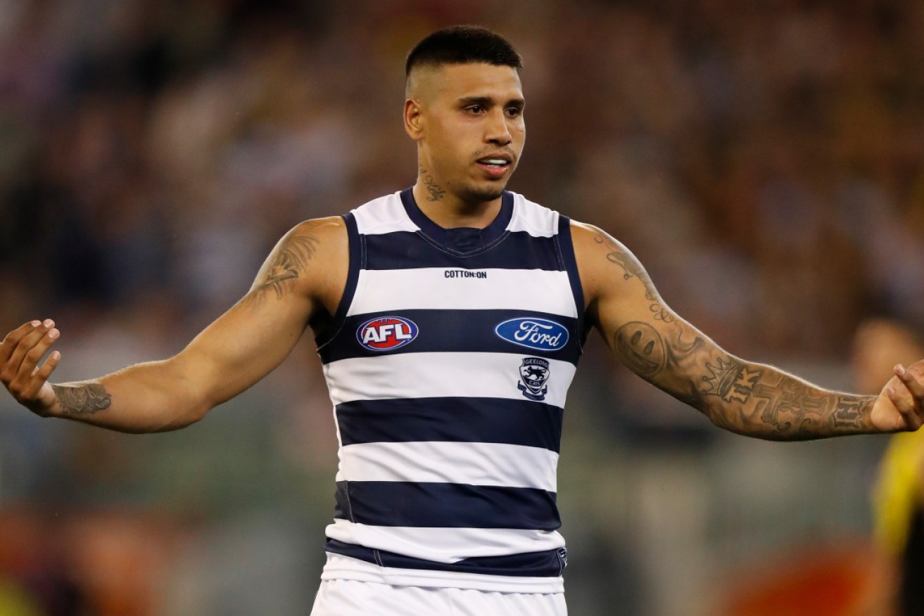 Tim Kelly has left Geelong to join the West Coast Eagles in a massive AFL trade deal.